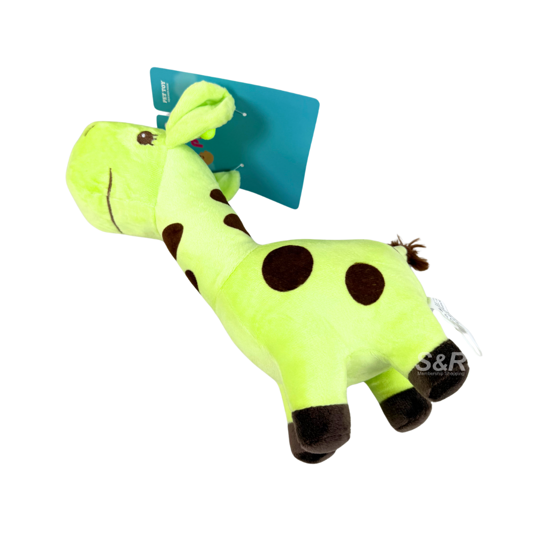 FunTime Girraffe with Squeaker Plush Toy